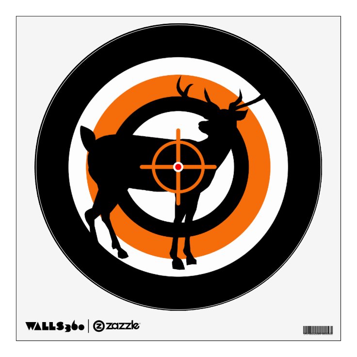 Deer Target Wall Decal Zazzle