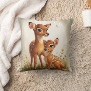 deer throw pillow