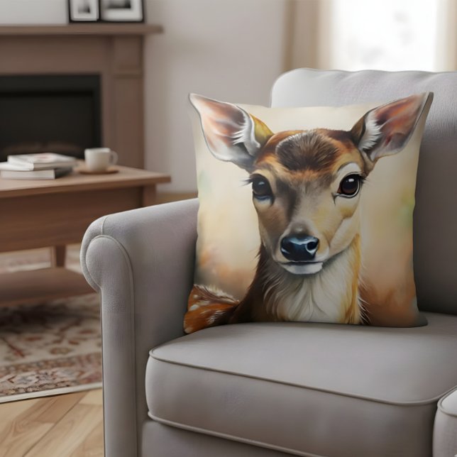 Deer Throw Pillow (Creator Uploaded)