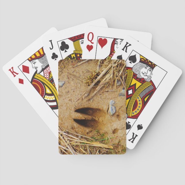 Deer Track Poker Cards (Back)