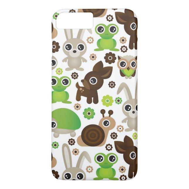 deer turtle bunny animal wallpaper Case-Mate iPhone case (Back)