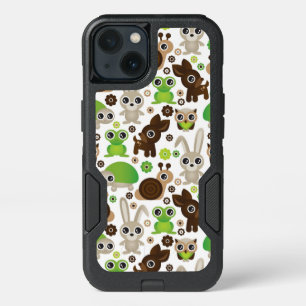 deer turtle bunny animal wallpaper iPhone 13 case