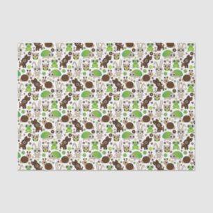 deer turtle bunny animal wallpaper tissue paper