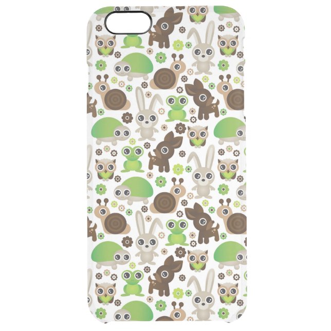 deer turtle bunny animal wallpaper uncommon iPhone case (Back)