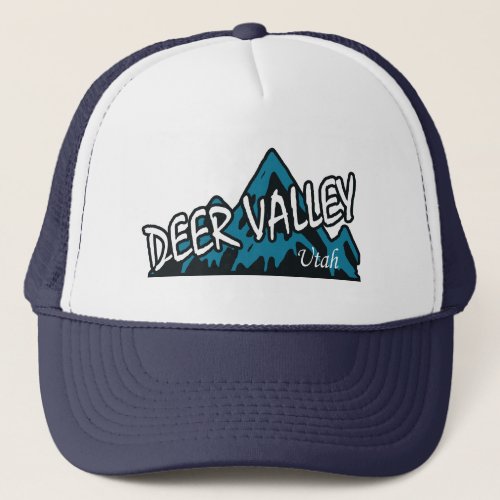 Deer Valley Mountains Trucker Hat