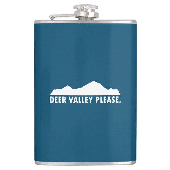 Deer Valley Please Flask (Front)