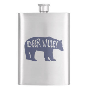 Deer Valley Utah Bear Flask