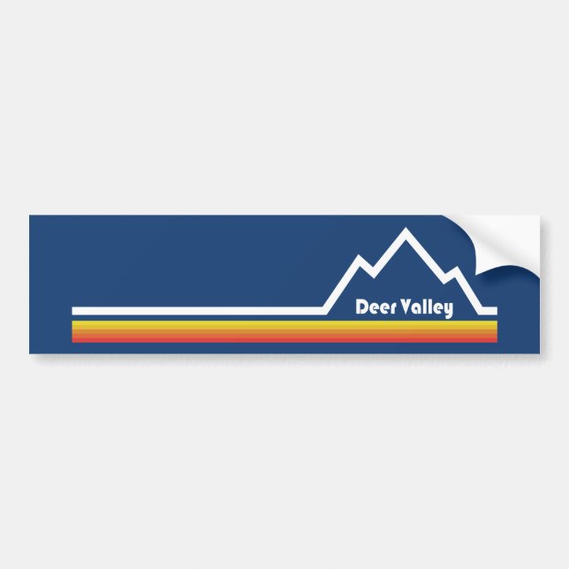 Deer Valley, Utah Bumper Sticker (Front)