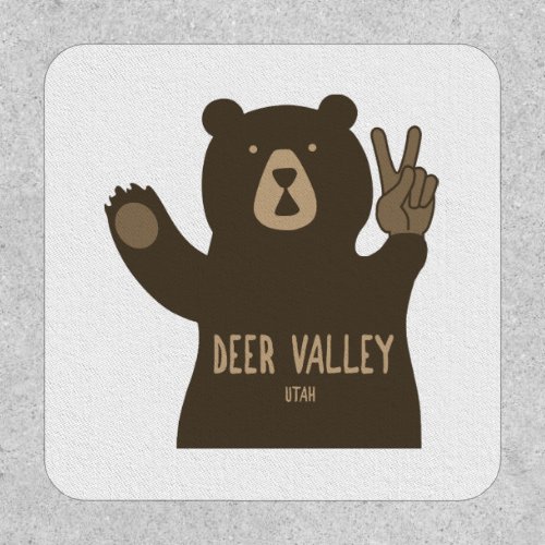Deer Valley Utah Peace Bear Patch