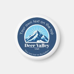 Deer Valley Utah ski area keepsake  Magnet