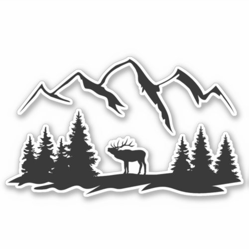 Deer Vinyl Sticker Sticker