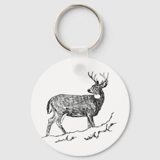 Deer / White -Tailed / Odocolileus virginian calvi Keychain