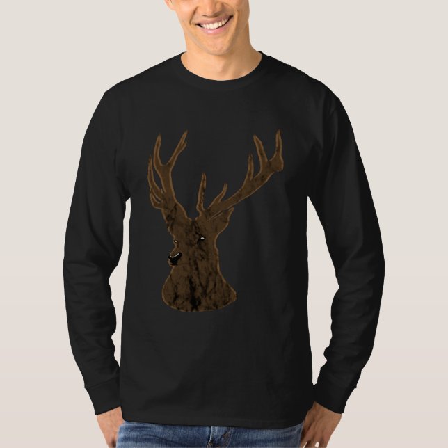 Deer Wild Keeper Deer Hunter Wild Animal Hunting D T-Shirt (Front)