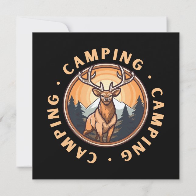 Deer - Wildness - Camping (Front)