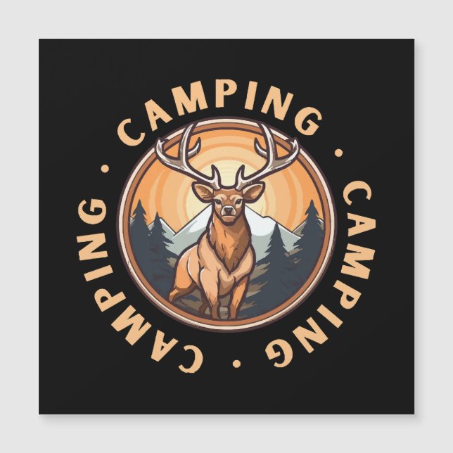 Deer - Wildness - Camping (Front)