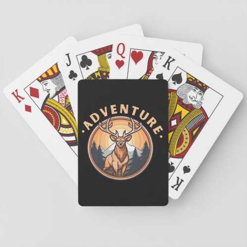 Deer _ Wildness _ Camping _ Adventure Poker Cards