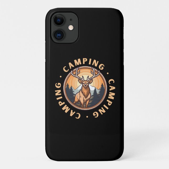 Deer - Wildness - Camping Case-Mate iPhone Case (Back)