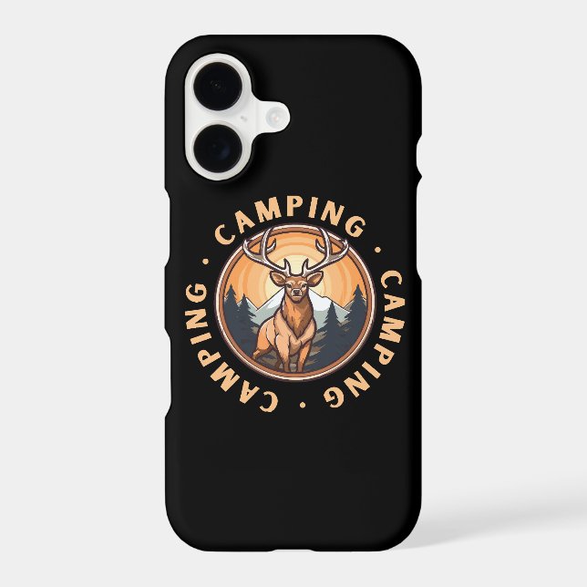 Deer - Wildness - Camping Iphone Case (Back)