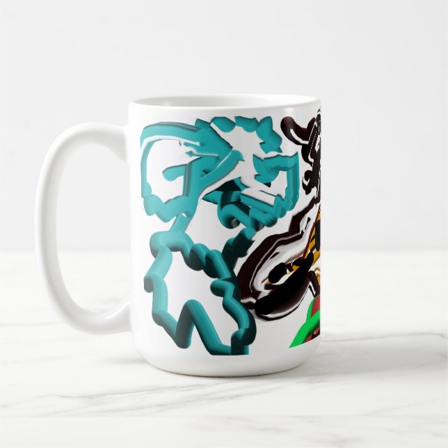 Deer winter  coffee mug (Left)
