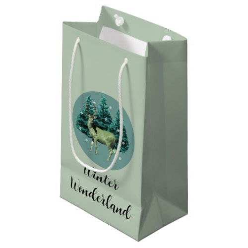 Deer Winter Wonderland Gift Bag