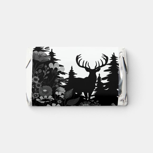 Deer with Big Rack Out of Forest  Hershey's Miniatures (Front)