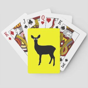 Deer With Headlights - Poker Cards