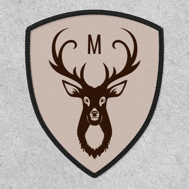 Deer with Your Monogram Patch (Front)