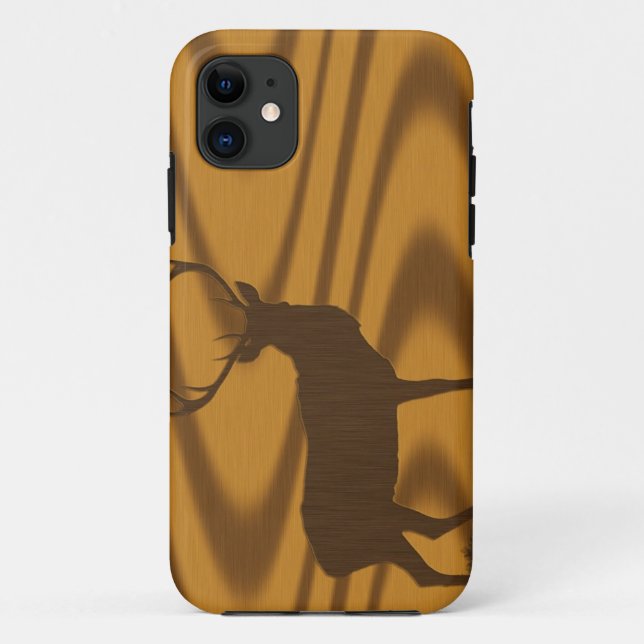 deer & woodgrain Case-Mate iPhone case (Back)