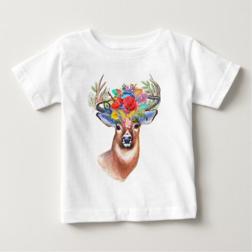 Deer World  Birthday _ Name  Age T_Shirt