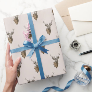 Deer wrapping paper
