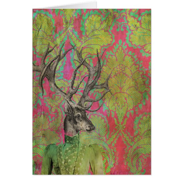 Deer Zetti Collage Cards (Front)