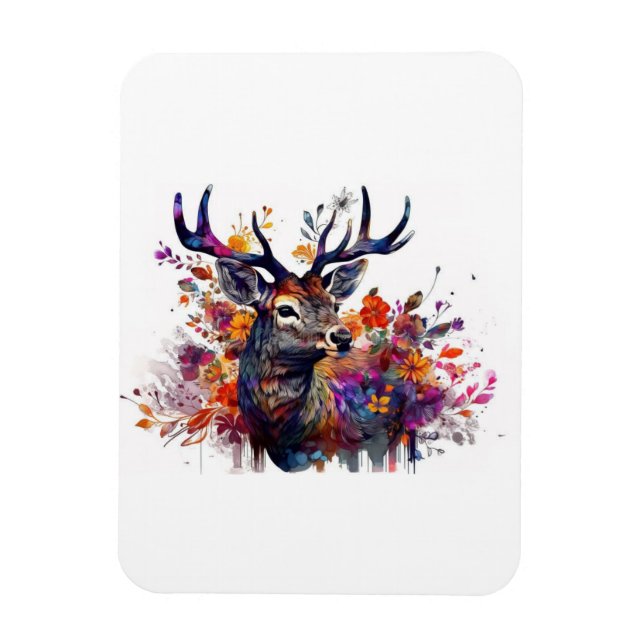 Deere picture holiday season Christmas home living Magnet (Vertical)