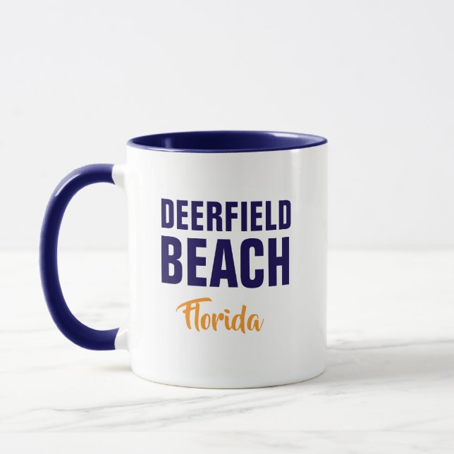 Deerfield Beach Florida Coffee Mug (Left)