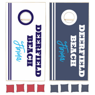 Deerfield Beach Florida Cornhole Set