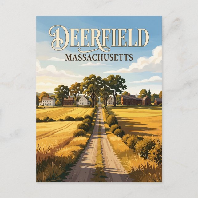 Deerfield USA Postcard (Front)