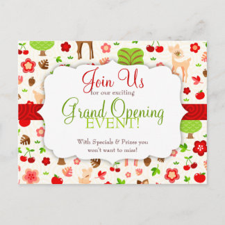 Deerie Forest Grand Opening Postcard