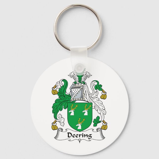 Deering Family Crest Keychain (Front)