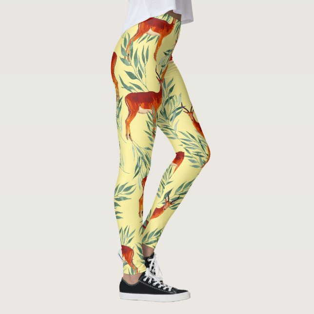 Deer's Autumn Adventure Leggings (Right)