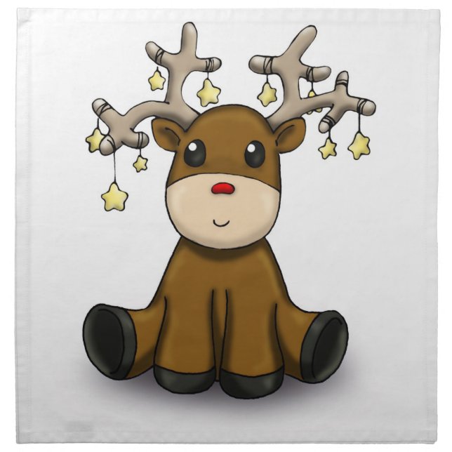 Deers Cloth Napkin (Front)