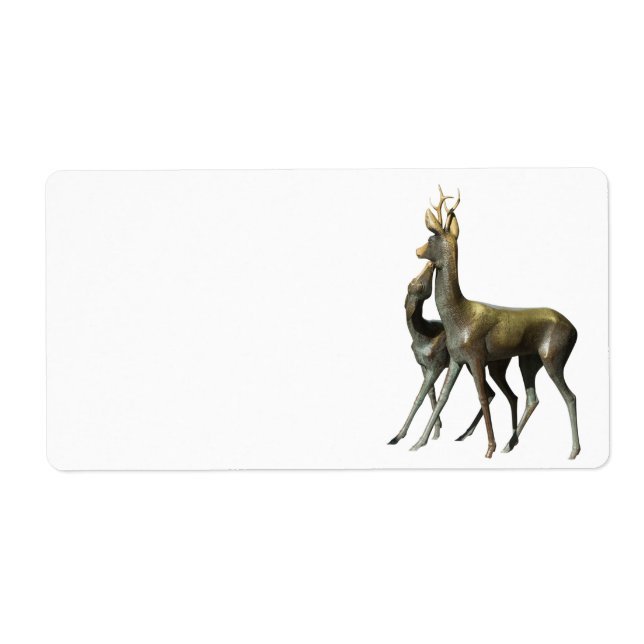 Deers in love label (Front)