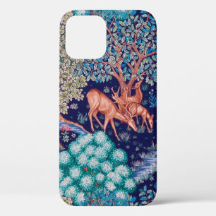 Deers in The Forest, William Morris iPhone 12 Case