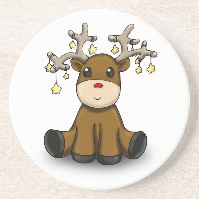 Deers Sandstone Coaster (Front)