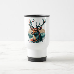 Deer's Sublime Look Travel Mug