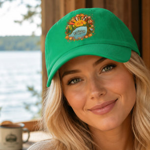 Deerwood Lake Colorful Floral Sun  Hat