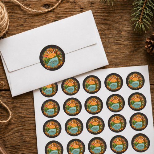 Deerwood Lake Colorful Sunshine Lake Classic Round Sticker