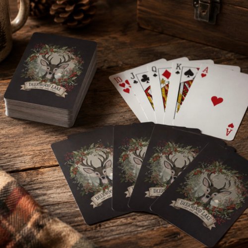 Deerwood Lake Woodlawn Deer Poker Cards