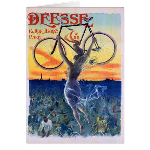 Desse Cycles 1898 Vintage Advertising Poster