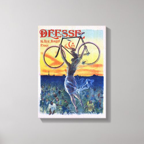 Desse Cycles 1898 Vintage Advertising Poster Canvas Print