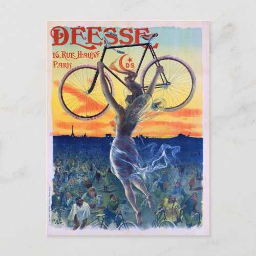 Desse Cycles 1898 Vintage Advertising Poster Postcard