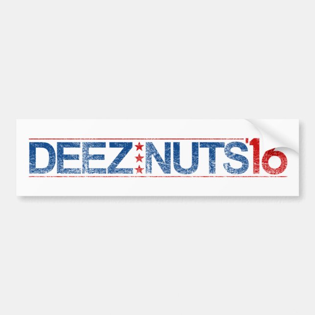Deez Nuts 2016 Bumper Sticker (Front)